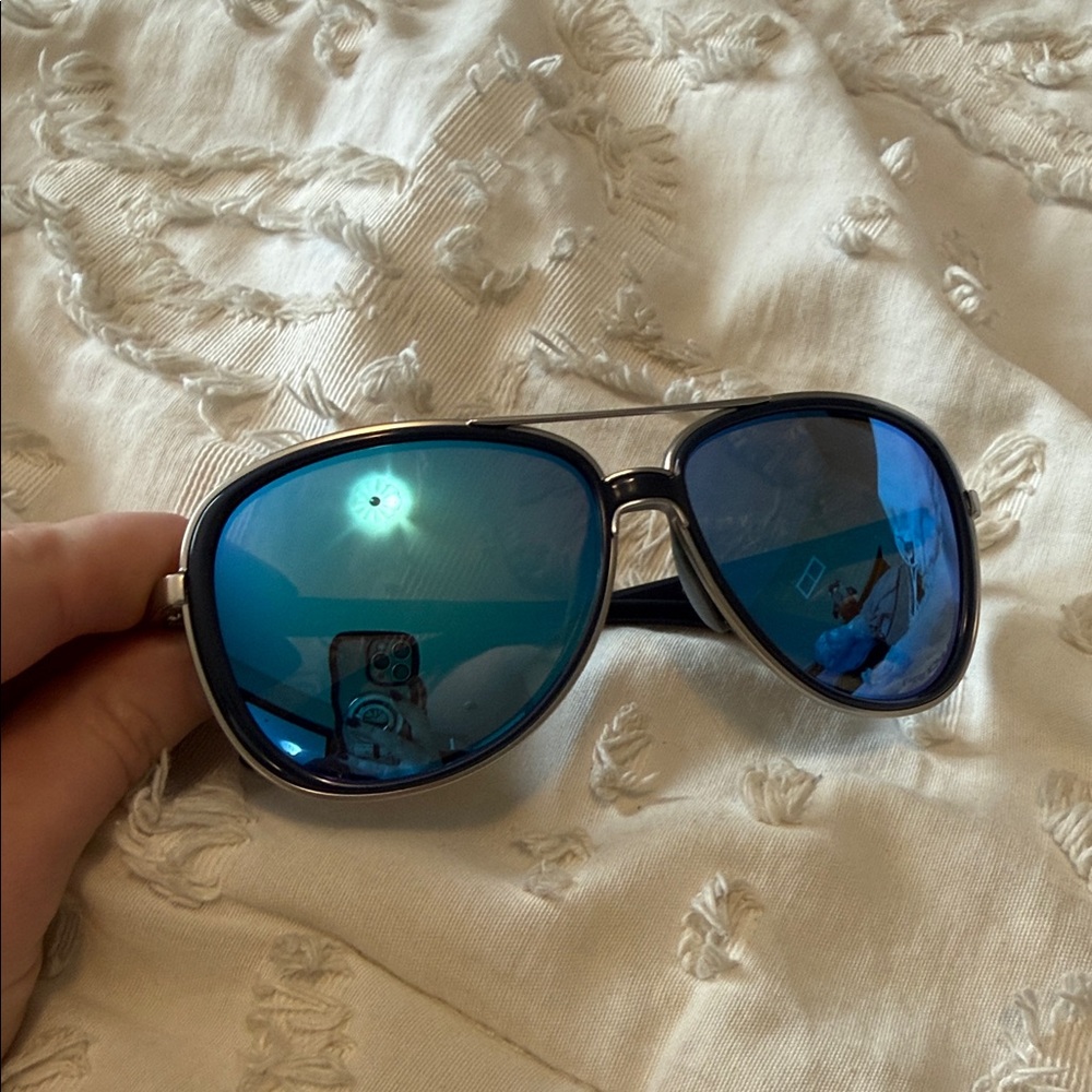 Oakley Split Time Blue Sunglasses - image 1